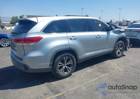2019 Toyota Highlander Le/Le Plus from USA, damaged, VIN 5TDZZRFH7KS291062